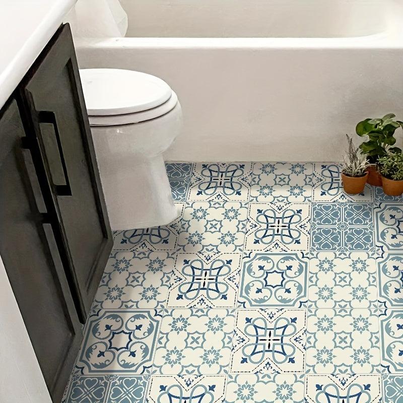 10pcs Non Slip Tile Stickers for Kitchen Bathroom Waterproof Self Adhesive