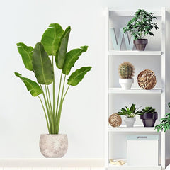 Greenery Plant Wall Sticker Self Adhesive Leaf Peel & Stick Wall Decor