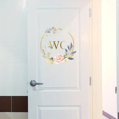 English Slogan Wall Sticker - Bathroom Decoration Self-adhesive