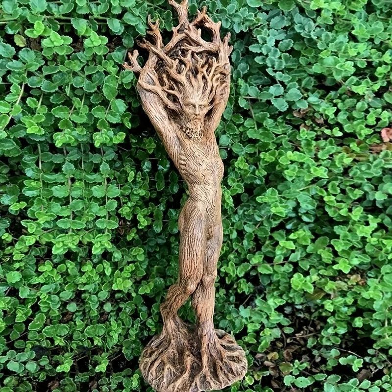 Forest Goddess Tree God Statue Resin Handicrafts Home Garden Decor