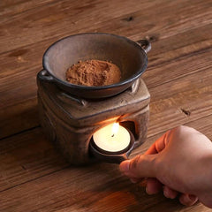 Retro Aromatherapy Candle Holder Fragrance Burner Tealight Holder