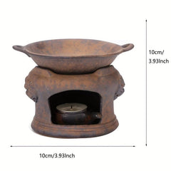 Retro Aromatherapy Candle Holder Fragrance Burner Tealight Holder