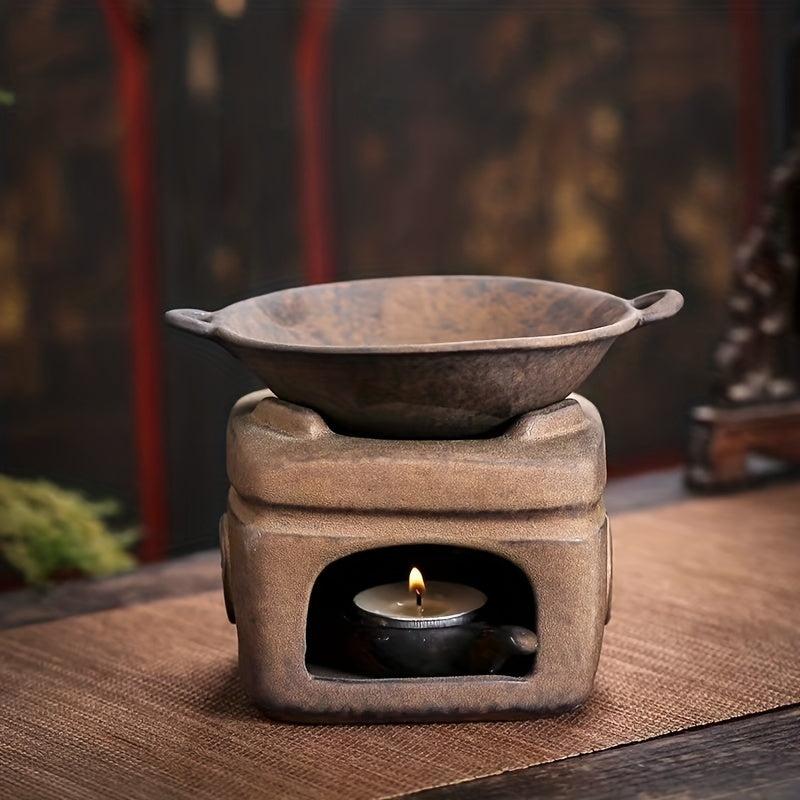 Retro Aromatherapy Candle Holder Fragrance Burner Tealight Holder