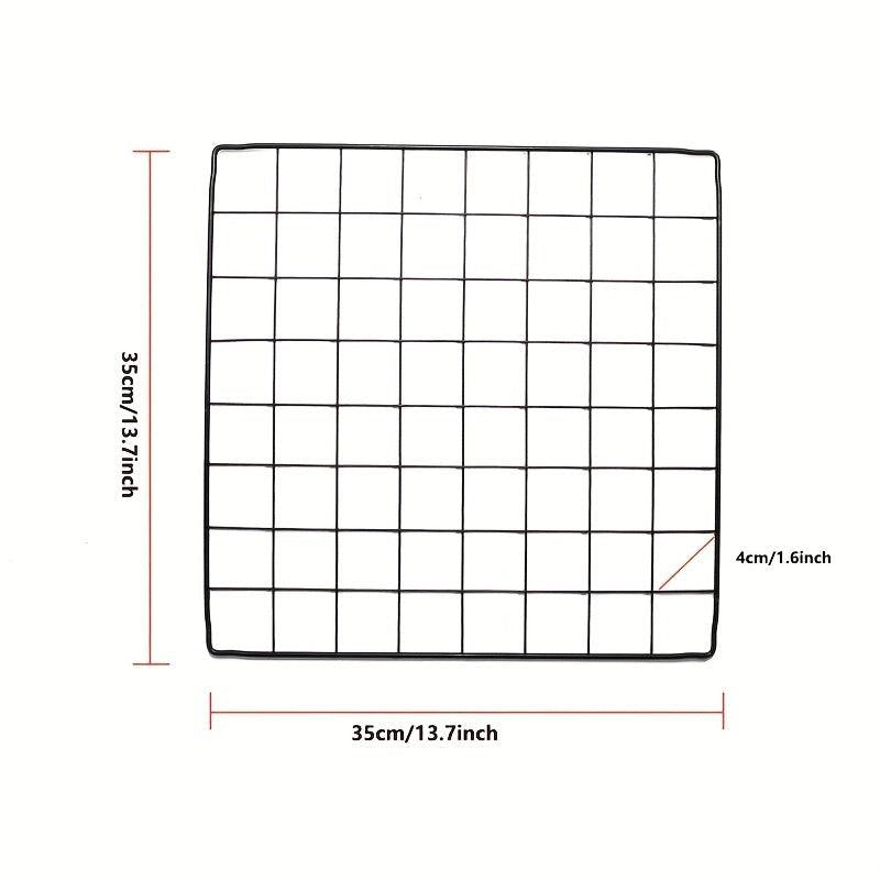 5pcs Decorative Wall Grid Wire Wall Grid Panel Picture Display