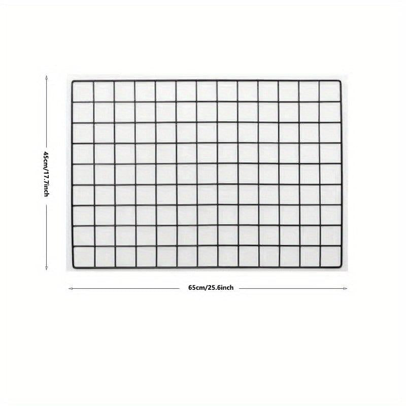 5pcs Decorative Wall Grid Wire Wall Grid Panel Picture Display