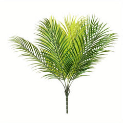 2pcs Sunflower Leaves 9 Heads Realistic Faux Palm Leaves for DIY Decor