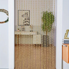 Large Door Bead Curtain Tassel Hanging Room Partition