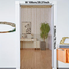 Large Door Bead Curtain Tassel Hanging Room Partition
