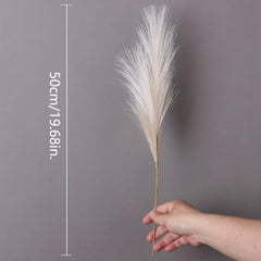 Faux Pampas Grass Decor Artificial Feather Flowers Wedding Party Decor