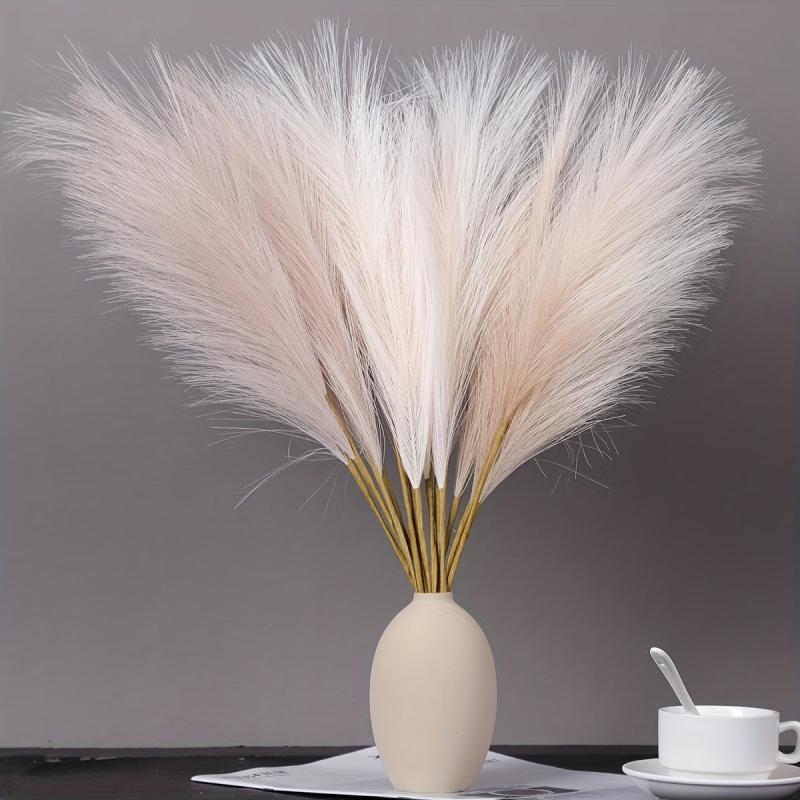 Faux Pampas Grass Decor Artificial Feather Flowers Wedding Party Decor