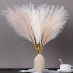 Faux Pampas Grass Decor Artificial Feather Flowers Wedding Party Decor