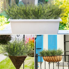 4pcs UV Resistant Artificial Plants for Indoor and Outdoor Decor