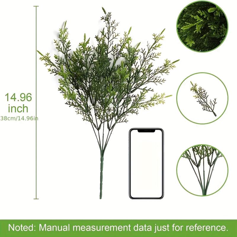 4pcs UV Resistant Artificial Plants for Indoor and Outdoor Decor