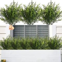 4pcs UV Resistant Artificial Plants for Indoor and Outdoor Decor