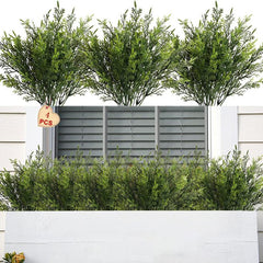 4pcs UV Resistant Artificial Plants for Indoor and Outdoor Decor