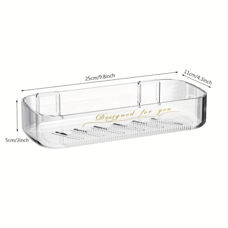 Wall Mounted Bathroom Storage Rack Shower Caddy Shelf
