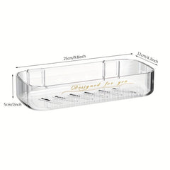 Wall Mounted Bathroom Storage Rack Shower Caddy Shelf