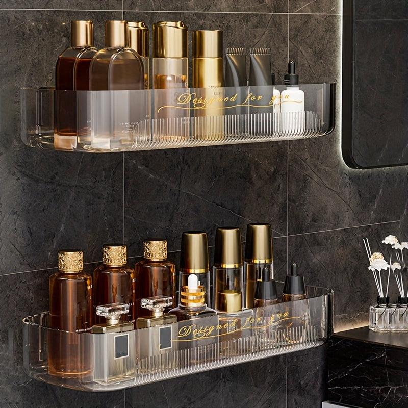 Wall Mounted Bathroom Storage Rack Shower Caddy Shelf