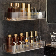 Wall Mounted Bathroom Storage Rack Shower Caddy Shelf