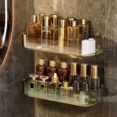 Wall Mounted Bathroom Storage Rack Shower Caddy Shelf