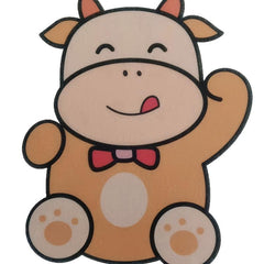 5pcs Toilet Deodorant Stickers Bathroom Wall Felt Decorative Cartoon Stickers