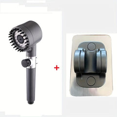2pcs High Pressure Handheld Shower Head with 3 Modes for Bathroom