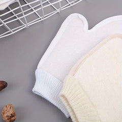 Hemp Exfoliating Glove Bath Body Brush Towel Gloves Bathroom Supplies