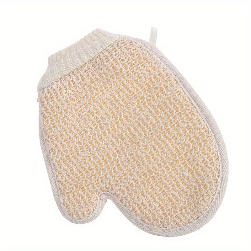 Hemp Exfoliating Glove Bath Body Brush Towel Gloves Bathroom Supplies