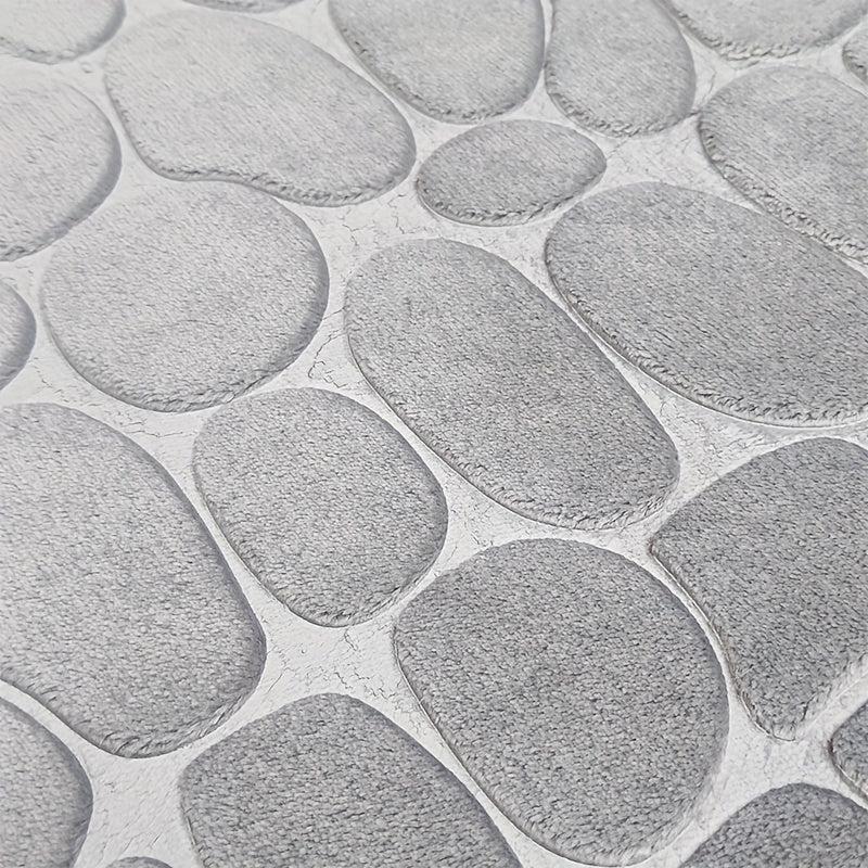 Anti Slip Flannel Bath Rug with U Shape for Comfortable Bathing
