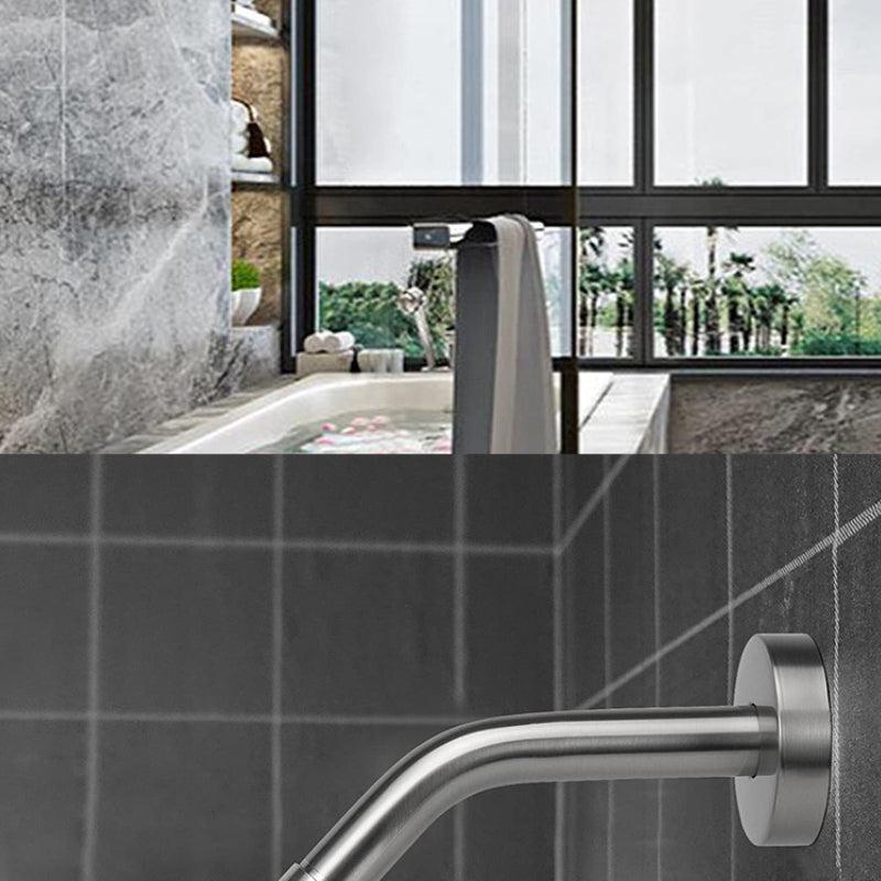 Stainless Steel Concealed CP Shower Head G1 2 Thread 15 24 Cm Shower Arm