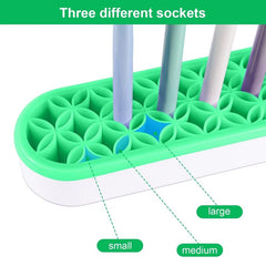 Silicone Makeup Brush Holder Organizer Multipurpose Nail Brush Organizer