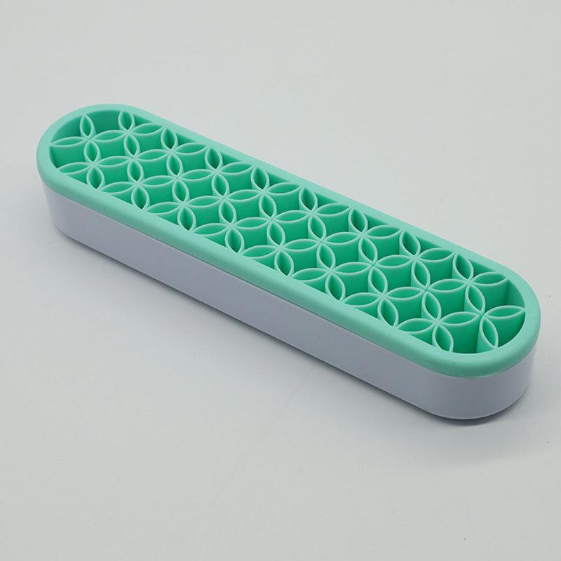 Silicone Makeup Brush Holder Organizer Multipurpose Nail Brush Organizer