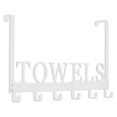 Over The Door Hooks Towel Holder for Bathroom Door Mounted Towel Rack
