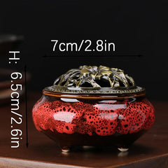 Ceramic Incense Burner & Cone Holder for Home Office Yoga Meditation