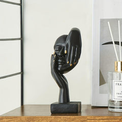 Modern Abstract Thinker Statue Home Decor Collectible Figurine