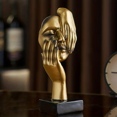 Modern Abstract Thinker Statue Home Decor Collectible Figurine