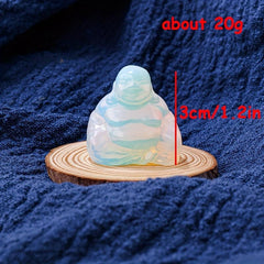 Hand Carved Buddha Statue Healing Crystal Decoration Gemstone Buddha Statue