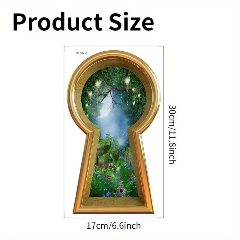 3D Fantasy Wonderland Wall Sticker