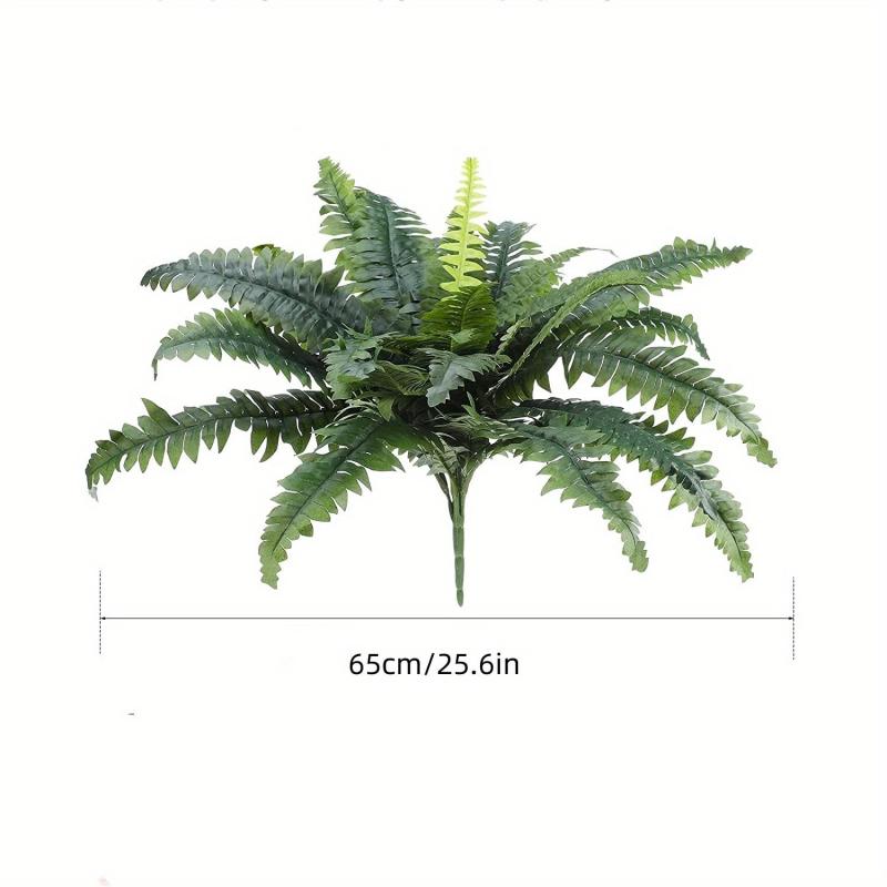 Artificial Boston Fern Bush 48Inch Faux Greenery Room Decor