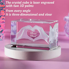 3D Crystal For Dad Dad Birthday Dad Men Husband Grandpa Dad Novelty Gift