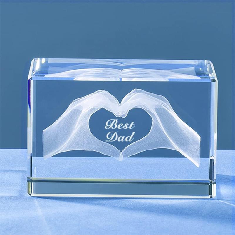 3D Crystal For Dad Dad Birthday Dad Men Husband Grandpa Dad Novelty Gift