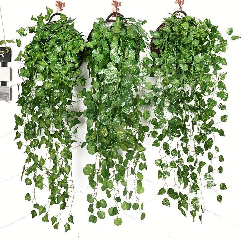 Artificial Greenery Plant Vine Hanging Plants for Home Room Garden Wedding