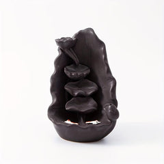 Ceramic Lotus Incense Burner Holder Home Decoration