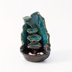 Ceramic Lotus Incense Burner Holder Home Decoration