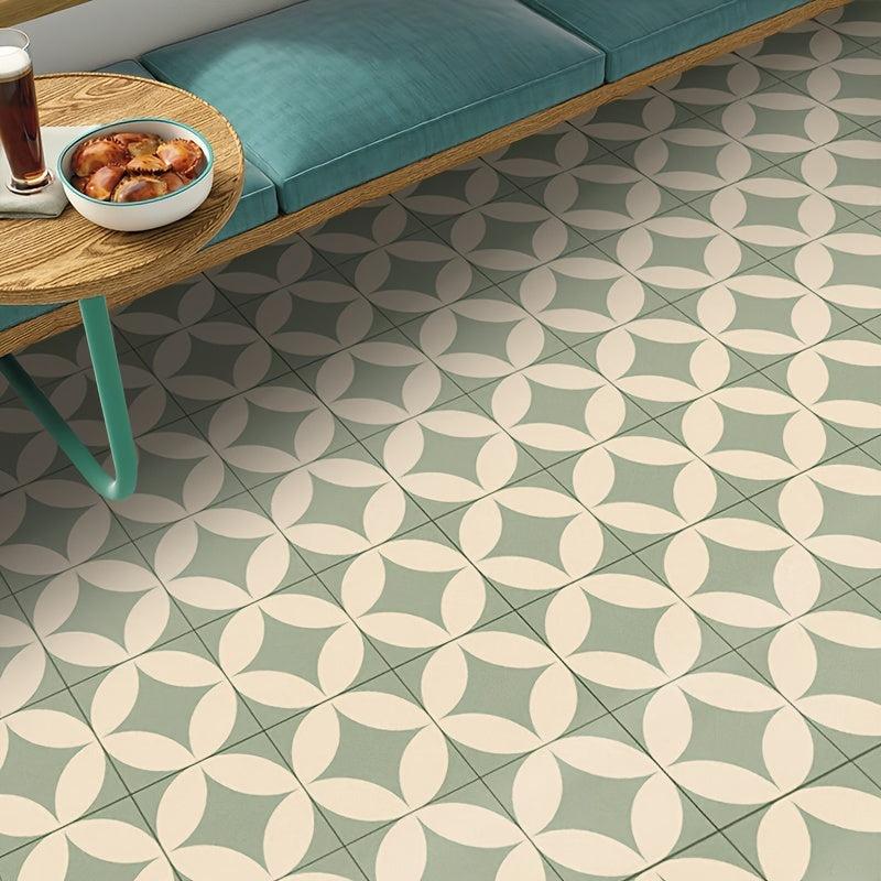 10pcs Modern Tiles Sticker Wall Sticker Self adhesive Waterproof Non slip