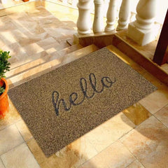1pc Hello Letter Bathroom Mat Anti-Slip Wave Pattern