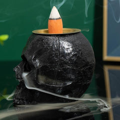 Stylish Skull Candle Holder Resin Candlestick Home Decor Gift Giving