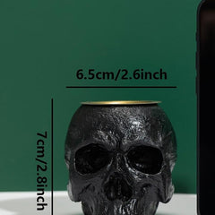 Stylish Skull Candle Holder Resin Candlestick Home Decor Gift Giving