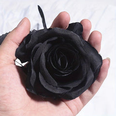 10pcs Gothic Rose Flower Bouquet Silk Simulation for Halloween