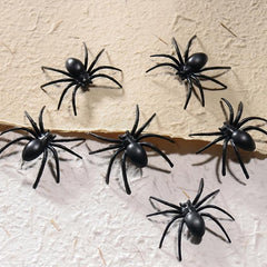 6Pcs Halloween Spider Insect Model Cosplay Prank Funny Toys